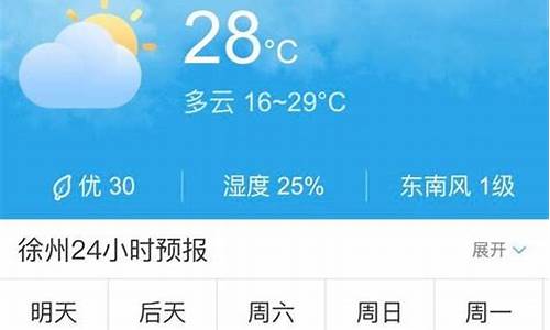 徐州天气24小时预报_徐州天气24小时预报最新